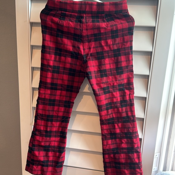 Zara red & blk plaid pants 6 - Picture 3 of 5